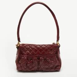 Pre Owned Marc Jacobs Red Quilted Leather Julianne Shoulder Bag