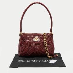 Pre Owned Marc Jacobs Red Quilted Leather Julianne Shoulder Bag