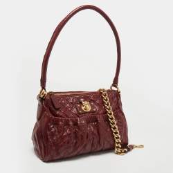 Pre Owned Marc Jacobs Red Quilted Leather Julianne Shoulder Bag