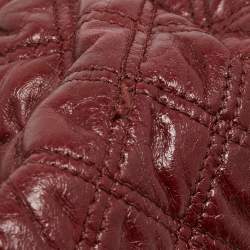 Pre Owned Marc Jacobs Red Quilted Leather Julianne Shoulder Bag