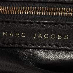Marc Jacobs Black/Gold Leather Classic Blake Satchel