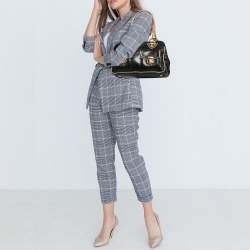 Marc Jacobs Black/Gold Leather Classic Blake Satchel