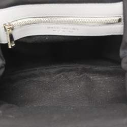 Pre Owned Marc Jacobs Grey Quilted Leather Little Stam Shoulder Bag