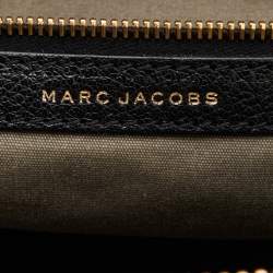 Pre Owned Marc Jacobs Black Quilted Leather Glam Satchel