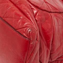 Marc Jacobs Red Quilted Leather Chain Satchel