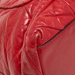 Marc Jacobs Red Quilted Leather Chain Satchel