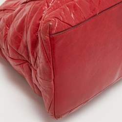 Marc Jacobs Red Quilted Leather Chain Satchel