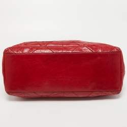 Marc Jacobs Red Quilted Leather Chain Satchel
