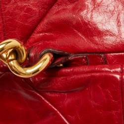 Marc Jacobs Red Quilted Leather Chain Satchel