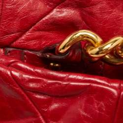 Marc Jacobs Red Quilted Leather Chain Satchel