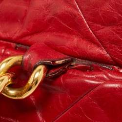 Marc Jacobs Red Quilted Leather Chain Satchel