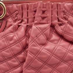 Marc Jacobs Pink Quilted Leather Cecilia Shoulder Bag