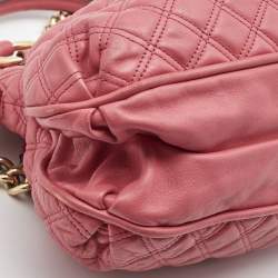 Marc Jacobs Pink Quilted Leather Cecilia Shoulder Bag