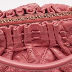 Marc Jacobs Pink Quilted Leather Cecilia Shoulder Bag