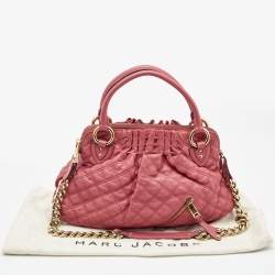 Marc Jacobs Pink Quilted Leather Cecilia Shoulder Bag