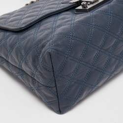 Marc Jacobs Nautical Blue Quilted Leather The XL Single Shoulder Bag
