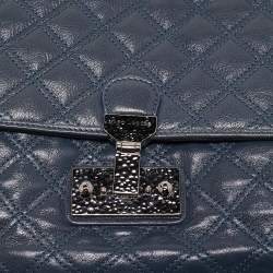 Marc Jacobs Nautical Blue Quilted Leather The XL Single Shoulder Bag