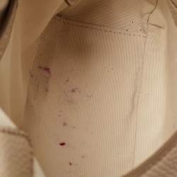 Pre Owned Marc Jacobs Beige Leather Groovee Shoulder Bag