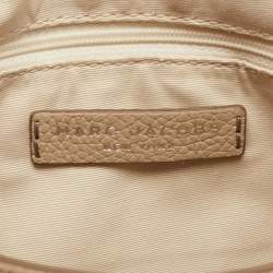 Pre Owned Marc Jacobs Beige Leather Groovee Shoulder Bag