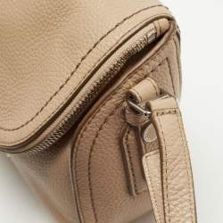 Pre Owned Marc Jacobs Beige Leather Groovee Shoulder Bag
