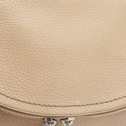 Pre Owned Marc Jacobs Beige Leather Groovee Shoulder Bag