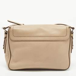 Pre Owned Marc Jacobs Beige Leather Groovee Shoulder Bag
