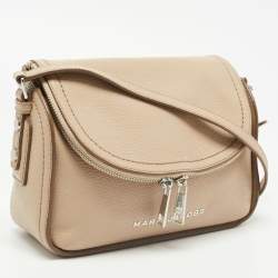 Pre Owned Marc Jacobs Beige Leather Groovee Shoulder Bag