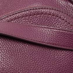 Marc Jacobs Purple Leather The Groove Messenger Bag