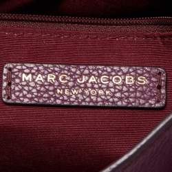 Marc Jacobs Purple Leather The Groove Messenger Bag