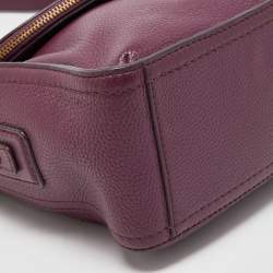 Marc Jacobs Purple Leather The Groove Messenger Bag