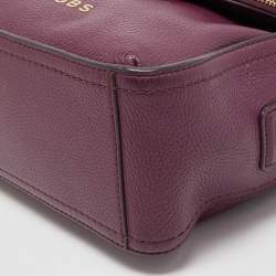 Marc Jacobs Purple Leather The Groove Messenger Bag