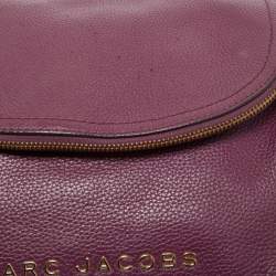 Marc Jacobs Purple Leather The Groove Messenger Bag
