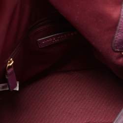 Marc Jacobs Purple Leather The Groove Messenger Bag