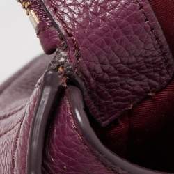 Marc Jacobs Purple Leather The Groove Messenger Bag