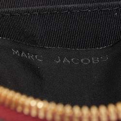 Marc Jacobs Dark Red Leather Studded Crossbody Bag