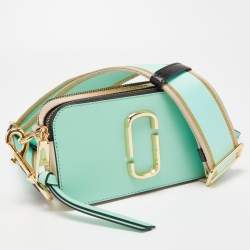Marc Jacobs Tri Color Leather Snapshot Camera Crossbody Bag