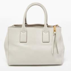 Marc Jacobs Off White Leather Gotham North South Tote
