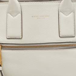 Marc Jacobs Off White Leather Gotham North South Tote