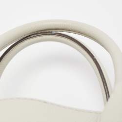 Marc Jacobs Off White Leather Gotham North South Tote