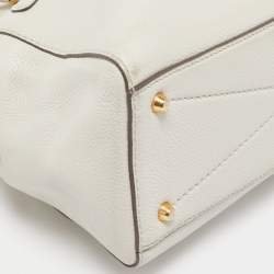 Marc Jacobs Off White Leather Gotham North South Tote