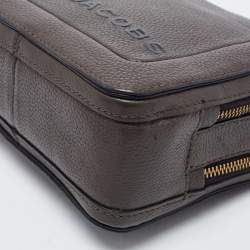 Marc Jacobs Grey Leather The Box 20 Top Handle Bag