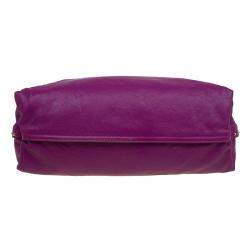 Pre Owned Marc Jacobs Purple Leather Paradise Little Janice Satchel