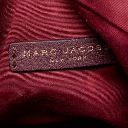 Pre Owned Marc Jacobs Plum Leather Mini Empire City Crossbody Bag