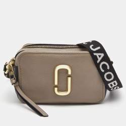Marc Jacobs The Snapshot Camera Bag Black/Burgundy/White/Gold