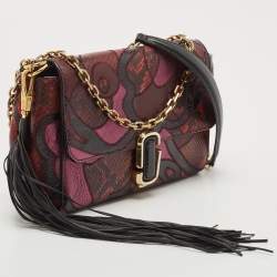 Marc Jacobs Multicolor Python Embossed and Leather The J Marc Patchwork Shoulder Bag