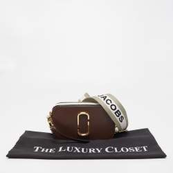 Marc Jacobs Tri Color Leather Snapshot Camera Crossbody Bag
