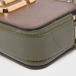 Marc Jacobs Tri Color Leather Snapshot Camera Crossbody Bag