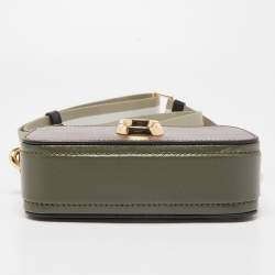 Marc Jacobs Tri Color Leather Snapshot Camera Crossbody Bag