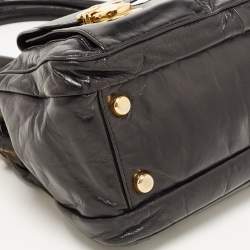 Marc Jacobs Black Leather Blake Satchel
