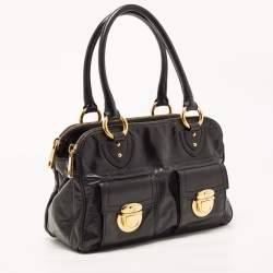 Marc Jacobs Black Leather Blake Satchel